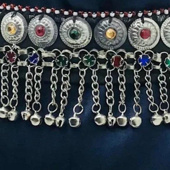 Tribal Belly Belt, Light Weight Belt, Handmade Kuchi Belly Dance Belt - Picture 5 of 12